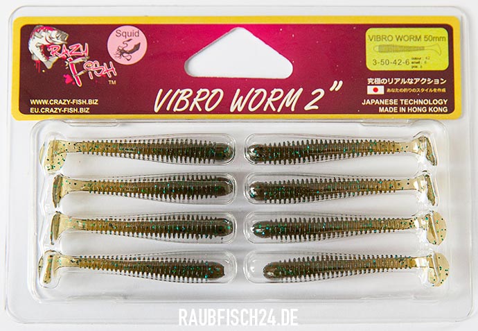 Crazy Fish Vibro Worm 2
