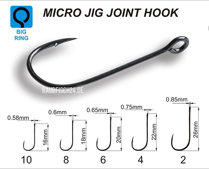 Crazy Fish Micro Jig Joint Hook