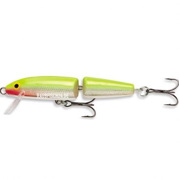 Rapala Jointed Silver Fluorescent Chartreuse