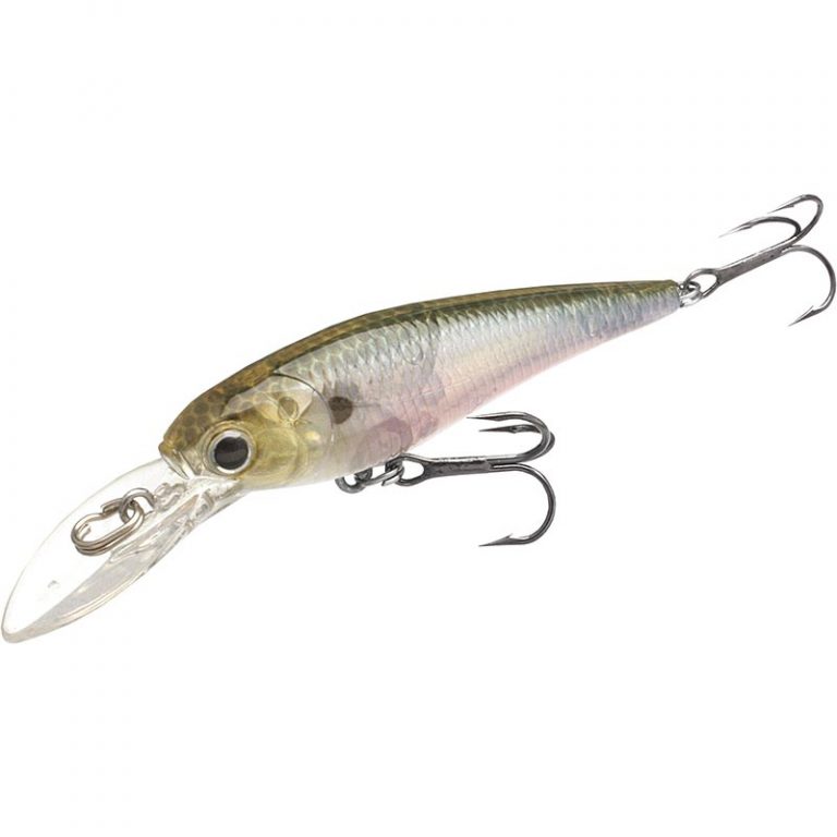 Leurre de pêche LUCKY CRAFT Bevy Shad 75F FLOTTANT Ghost Ayu NEUF #ED76