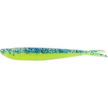 Lunker City Fin-S Fish Blue Chartreuse