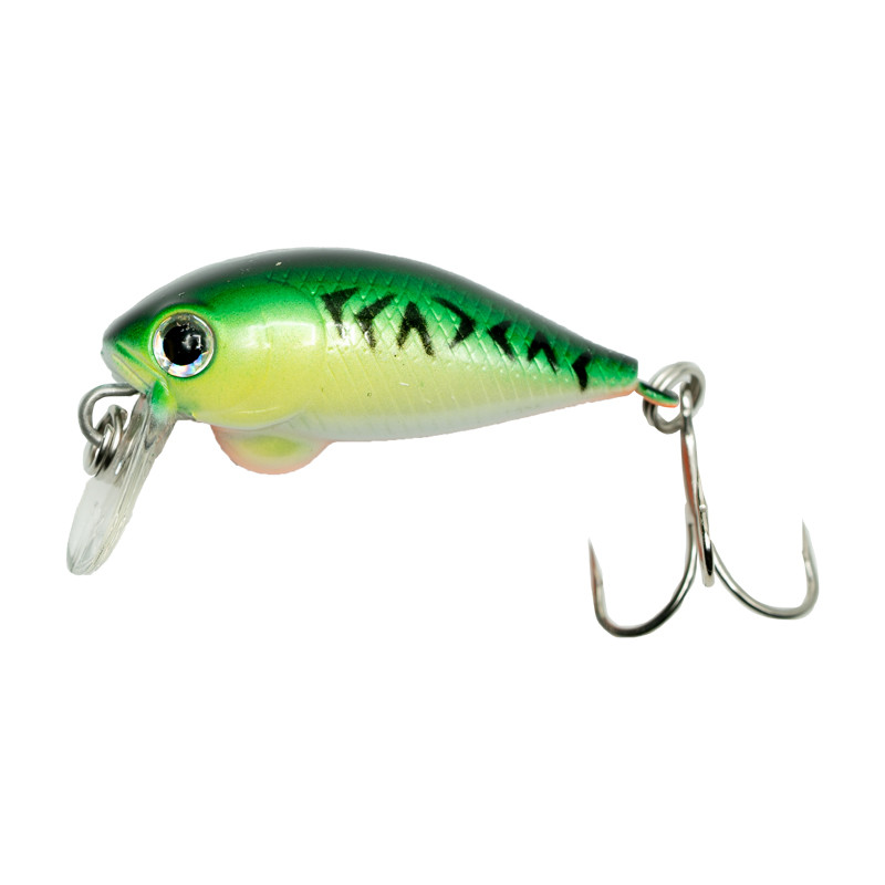 Tiemco Critter Tackle Cure Pop Crank S Green Tiger #39