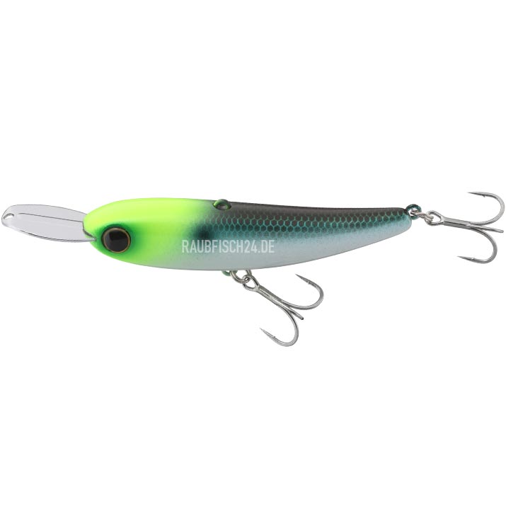 Jackall Riser Bait 008 Inakko Chartreuse Head