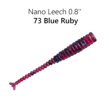 Crazy Fish Nano Leech 73 Blue Ruby